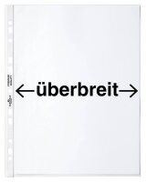 DURABLE Prospekthüllen Premium DIN A4 überbreit glasklar glatt 0,08 mm, 50 St.