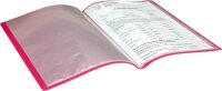 ROTH Zeugnismappe DIN A4, 20 Hüllen magenta, 1 St.