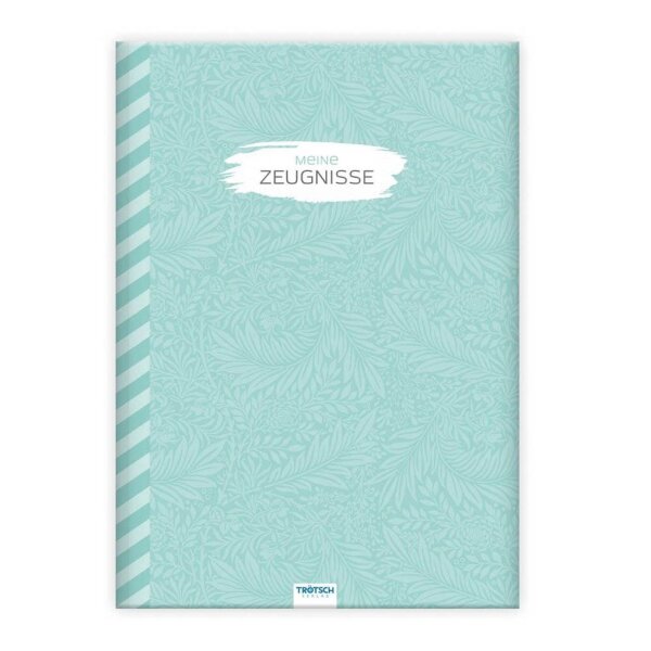 TRÖTSCH VERLAG Zeugnismappe DIN A4, 10 Hüllen Floral, 1 St.