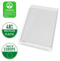 LEITZ Prospekthüllen DIN A4 transparent genarbt 0,17 mm, 5 St.