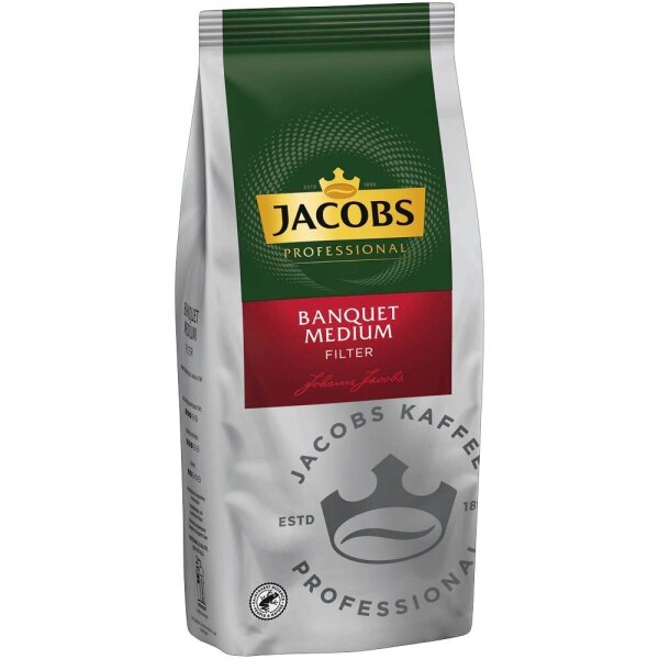 JACOBS BANQUET MEDIUM Kaffee, gemahlen, Arabica- und Robustabohnen 1000,0 g  ( 4071411 )