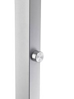 ALCO 9080-2 LED Stehlampe silber 80 W