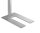 ALCO 9080-2 LED Stehlampe silber 80 W