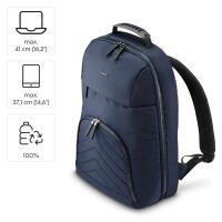 hama Laptop-Rucksack Premium Lightweight Kunstfaser blau bis 41,0 cm (16,2 Zoll)