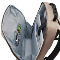 hama Laptop-Rucksack Premium Lightweight Kunstfaser beige...