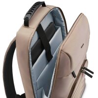 hama Laptop-Rucksack Premium Lightweight Kunstfaser beige bis 41,0 cm (16,2 Zoll)
