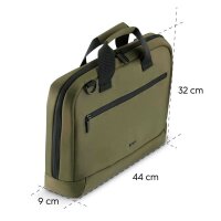 hama Laptoptasche Ultra Lightweight Recycling-PET grün 00222051