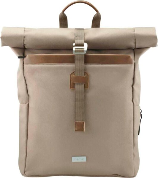 hama Laptop-Rucksack Silvan Recycling-PET beige 22,0 l bis 41,0 cm (16,2 Zoll)