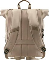 hama Laptop-Rucksack Silvan Recycling-PET beige 22,0 l bis 41,0 cm (16,2 Zoll)