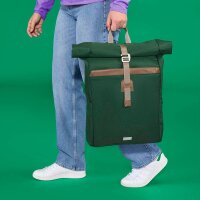 hama Laptop-Rucksack Silvan Recycling-PET grün 22,0 l bis 41,0 cm (16,2 Zoll)