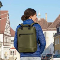 hama Laptop-Rucksack Ultra Lightweight Recycling-PET grün 13,0 l bis 41,0 cm (16,2 Zoll)