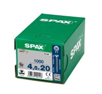 SPAX® Universalschrauben Z2 Senkkopf WIROX 1081010450205 4,5 mm x 20 mm, 1.000 St.