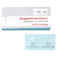 WOLF & APPENZELLER Doppelnummernblöcke 01-100,...