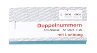 WOLF & APPENZELLER Doppelnummernblöcke 01-100,...
