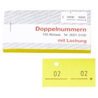 WOLF & APPENZELLER Doppelnummernblöcke 01-100,...