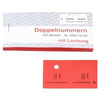 WOLF & APPENZELLER Doppelnummernblöcke 01-100,...