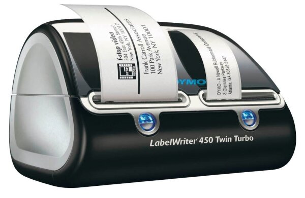 DYMO LabelWriter 450 Twin Turbo Etikettendrucker schwarz, silber