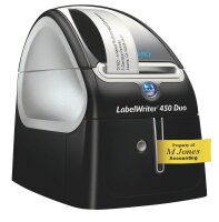 DYMO LabelWriter 450 Duo Etikettendrucker silber, schwarz