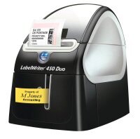 DYMO LabelWriter 450 Duo Etikettendrucker silber, schwarz
