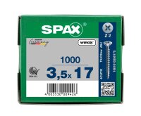 SPAX® Universalschrauben Z2 Senkkopf WIROX 1081010350175 3,5 mm x 17 mm, 1.000 St.