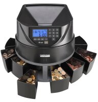 ratiotec Münzzähl- und Sortiermaschine CS 250,...