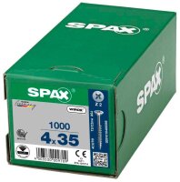 SPAX® Universalschrauben Z2 Senkkopf WIROX 0291010400355 4 mm x 35 mm, 1.000 St.