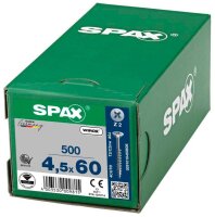 SPAX® Universalschrauben Z2 Senkkopf WIROX 0291010450605 4,5 mm x 60 mm, 500 St.