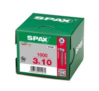 SPAX® Universalschrauben Z1 Halbrundkopf WIROX 0231010300105 3 mm x 10 mm, 1.000 St.