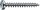 SPAX® Universalschrauben Z1 Halbrundkopf WIROX 0231010300105 3 mm x 10 mm, 1.000 St.