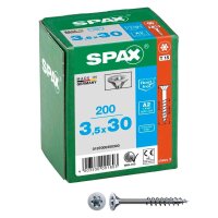 SPAX® Universalschrauben T15 Senkkopf Edelstahl A2...