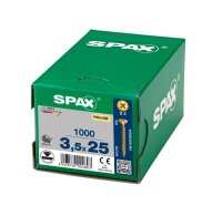 SPAX® Universalschrauben Z2 Senkkopf YELLOX 1081020350255 3,5 mm x 25 mm, 1.000 St.