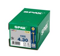 SPAX® Universalschrauben Z2 Senkkopf YELLOX 1081020400305 4 mm x 30 mm, 1.000 St.