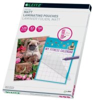 LEITZ Laminierfolien matt für A3 125 micron, 100 St.