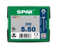 SPAX® Universalschrauben Z2 Senkkopf WIROX 1081010500503 5 mm x 50 mm, 200 St.