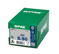 SPAX® Universalschrauben Z2 Senkkopf WIROX 1081010500503 5 mm x 50 mm, 200 St.