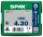SPAX® Universalschrauben Z2 Senkkopf WIROX 0291010400305 4 mm x 30 mm, 1.000 St.
