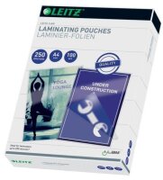 LEITZ Laminierfolien glänzend für A4 250 micron, 100 St.