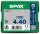 SPAX® Universalschrauben Z2 Senkkopf WIROX 0291010400405 4 mm x 40 mm, 1.000 St.