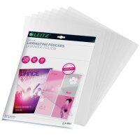 LEITZ Laminierfolien glänzend für A4 125...