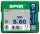 SPAX® Universalschrauben Z2 Senkkopf WIROX 0291010500605 5 mm x 60 mm, 500 St.