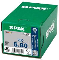 SPAX® Universalschrauben Z2 Senkkopf WIROX 0291010500805 5 mm x 80 mm, 200 St.