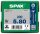 SPAX® Universalschrauben Z2 Senkkopf WIROX 0291010500805 5 mm x 80 mm, 200 St.