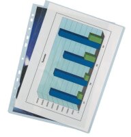 LEITZ Laminierfolien glänzend für A4 125 micron Universal-Lochung, 100 St.