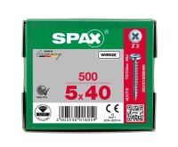 SPAX® Universalschrauben Z2 Halbrundkopf WIROX 0231010500405 5 mm x 40 mm, 500 St.