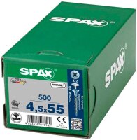 SPAX® Universalschrauben Z2 Senkkopf WIROX 0271010450555 4,5 mm x 55 mm, 500 St.