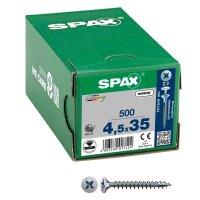 SPAX® Universalschrauben Z2 Senkkopf WIROX 0271010450355 4,5 mm x 35 mm, 500 St.