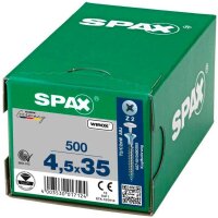 SPAX® Universalschrauben Z2 Senkkopf WIROX 0271010450355 4,5 mm x 35 mm, 500 St.