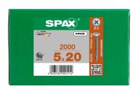 SPAX® Universalschrauben Z2 Rückwandkopf WIROX 0281010500202 5 mm x 20 mm, 2.000 St.