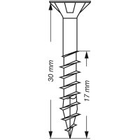 SPAX® Universalschrauben T20 Senkkopf WIROX 0191010500305 5 mm x 30 mm, 500 St.
