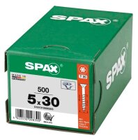 SPAX® Universalschrauben T20 Senkkopf WIROX 0191010500305 5 mm x 30 mm, 500 St.